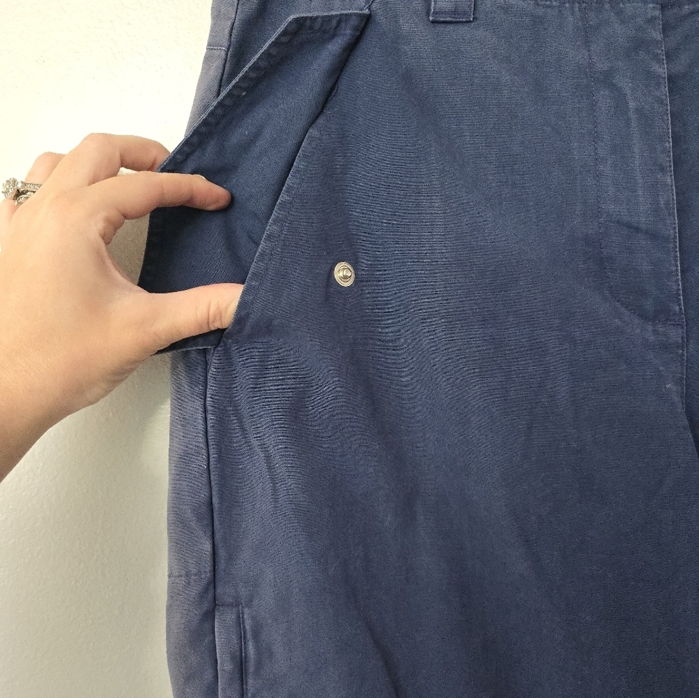 Lauren Ralph Lauren Women's Convertible Zip Off Cargo Pants Rip Stop  8 *read - Picture 3 of 13